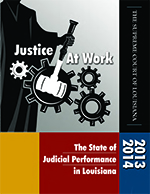 2013-2014 State of Judicial Performance in Louisiana (pdf)